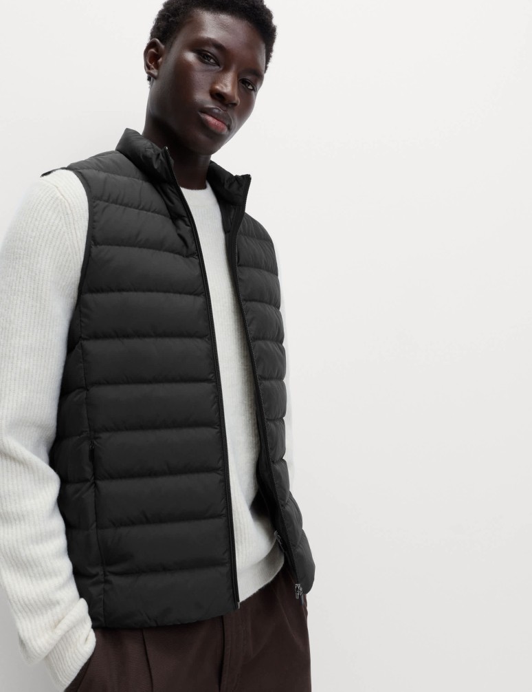 Feather and Down Padded Lightweight Gilet