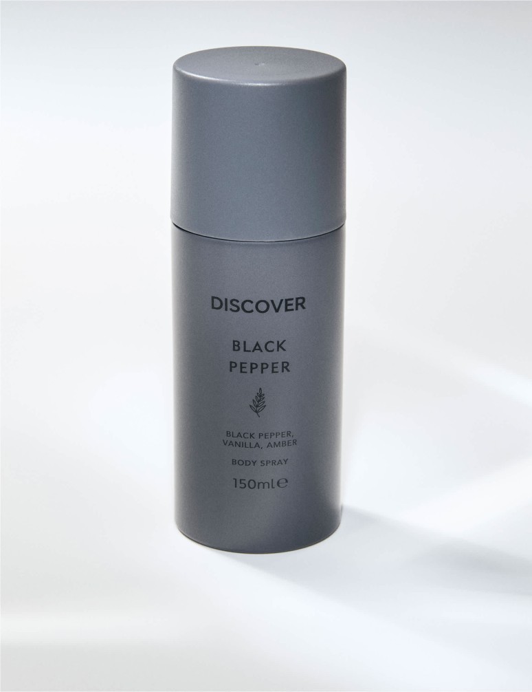 Tělový sprej Black Pepper z kolekce Discover, 150 ml