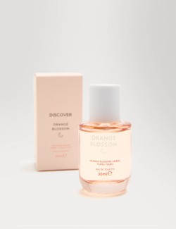 toaletní voda s květem pomerančovníku a ambru z kolekce Discover Intense, 30 ml