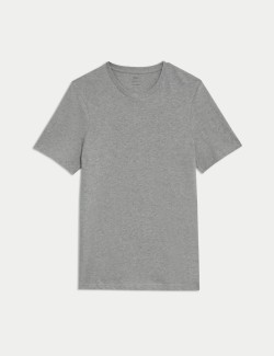 Pure Cotton Crew Neck T-Shirt