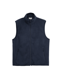 Mikroflísová vesta se stojáčkem