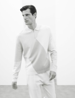 Svetr s límečkem a zipem na polovinu