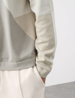 Svetr s límečkem a zipem na polovinu