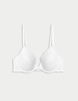 Jasmine Lace Wired Plunge Bra A-E