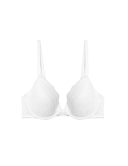 Jasmine Lace Wired Plunge Bra A-E