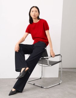 Wool Rich Knitted Top with Cashmere