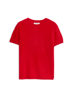 Wool Rich Knitted Top with Cashmere