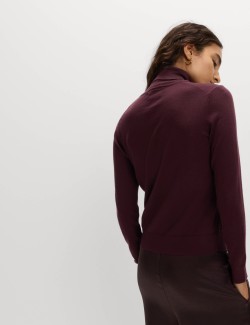 Pure Merino Wool Roll Neck Jumper