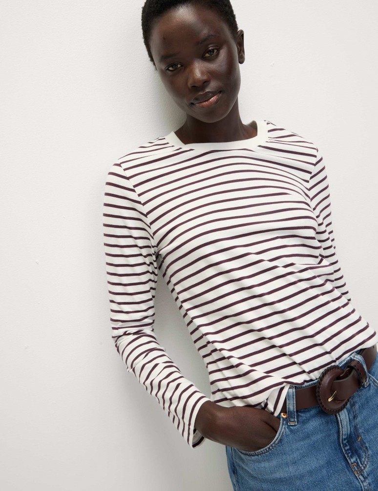 Top z čisté bavlny pro každodenní nošení