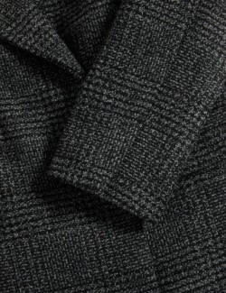 Wool Rich Double Breasted Longline Coat