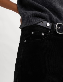 Cord Wide Leg Trousers