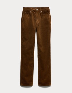 Manšestrové kalhoty s vysokým obsahem bavlny