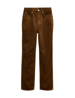 Manšestrové kalhoty s vysokým obsahem bavlny