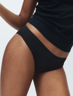 Brazilské kalhotky z modalu, bez viditelných lemů, 5 ks v balení