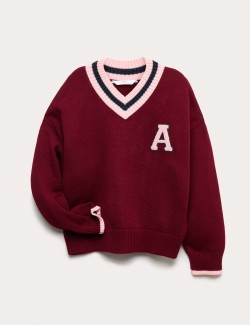 Varsity Knitted Jumper (6-16 Yrs)