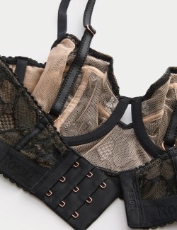 LaceWear Wired Longline Balcony Bra (A-E)