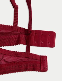 Krajková dekoltová podprsenka Cleo bez kostic, vel. A–E