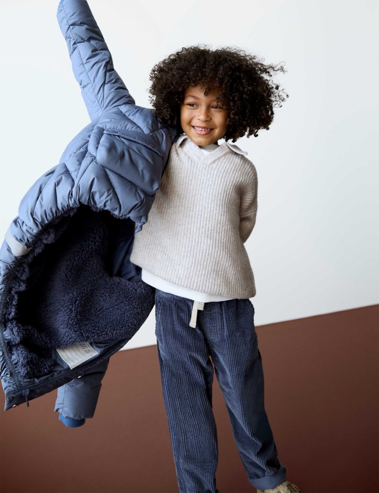 Midweight Padded Hooded Coat (2-8 Yrs)