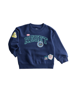 Mikina s grafikou s vysokým obsahem bavlny (2–8 let)