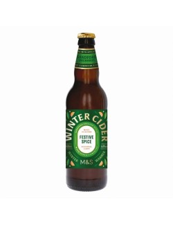 Alkoholický jablečný zkvašený mošt s mandarinkovou šťávou