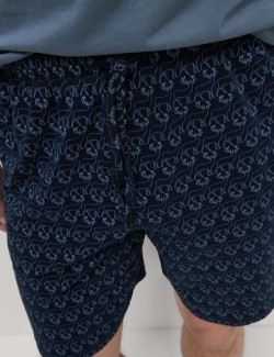 Pure Cotton Stag Print Pyjama Set