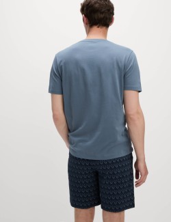 Pure Cotton Stag Print Pyjama Set