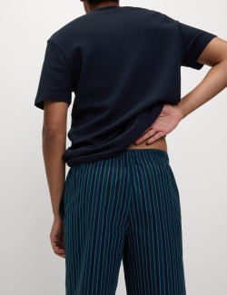 Pyžamová souprava z čisté bavlny s vaflovou texturou