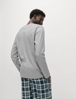 Kostkovaná pyžamová souprava z čisté bavlny