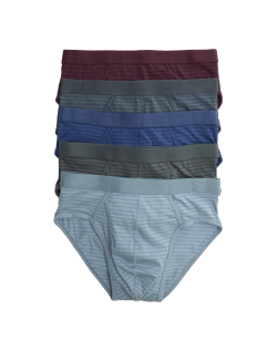 5pk Cotton Stretch Cool & Fresh™ Briefs