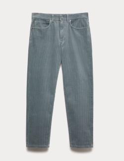 Loose Fit Luxury Corduroy 5 Pocket Trousers