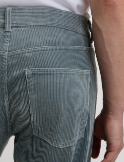 Loose Fit Luxury Corduroy 5 Pocket Trousers