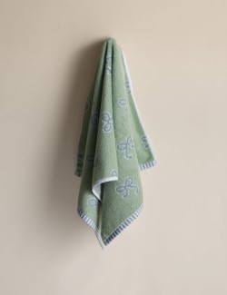 Ručník z čisté bavlny s mašlí