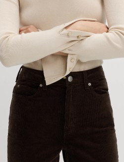 Cotton Rich Corduroy Trousers