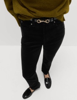 Manšestrové kalhoty s vysokým obsahem bavlny