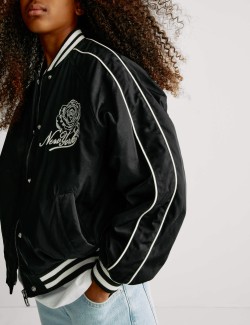 Vyšívaná bunda Bomber New Yorku (6–16 let)