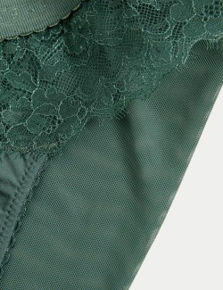 Vysoce střižené kalhotky Anna s krajkou