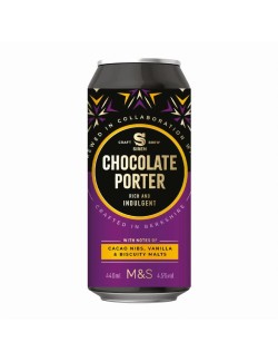 Tmavé pivo Porter infuzované kousky čokolády a vanilkovými lusky