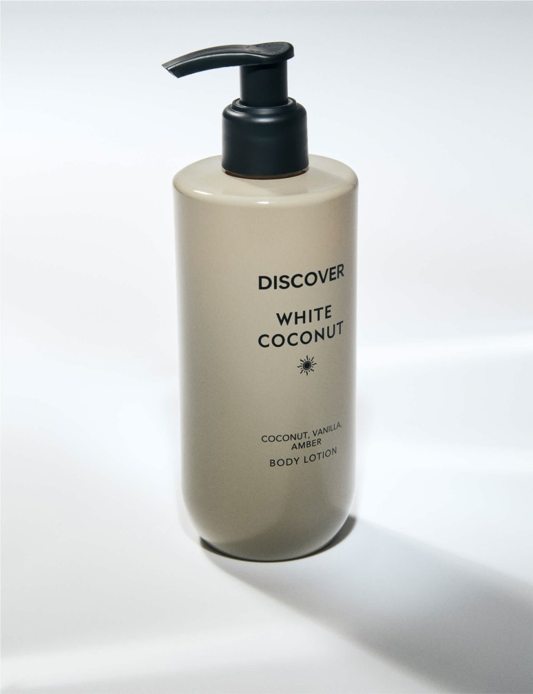 Tělové mléko s vůní White Coconut z kolekce Discover – 300 ml