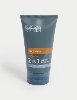Pánská pleťová voda a peeling Energise 2v1 z kolekce Solutions For Men, 150 ml