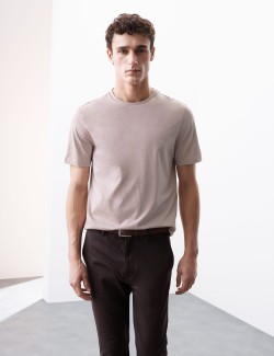 Tričko z prémiové bavlny, úzký střih