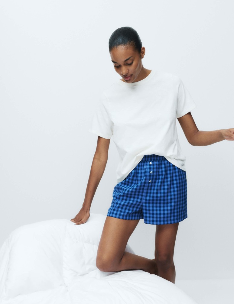 Pyžamové topy s vysokým podílem bavlny, 2 ks