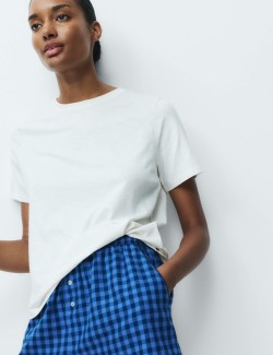 Pyžamové topy s vysokým podílem bavlny, 2 ks