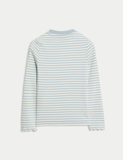 Žebrovaný top s vysokým podílem bavlny (2–8 let)