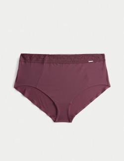 Šortkové kalhotky Boston s vysokým pasem, z mikrovlákna, bez viditelných lemů