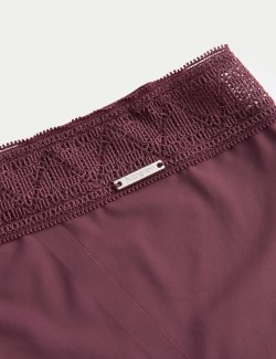 Šortkové kalhotky Boston s vysokým pasem, z mikrovlákna, bez viditelných lemů