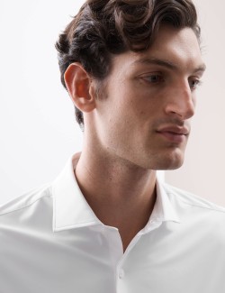 Strečová funkční košile projmutého střihu