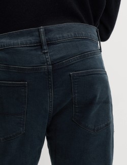 Strečové džíny rovného střihu