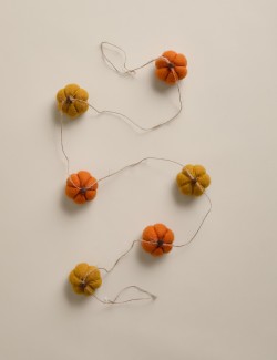 Podzimní plstěná dýňová sukně