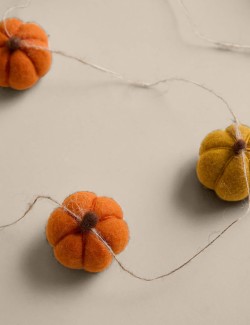 Podzimní plstěná dýňová sukně