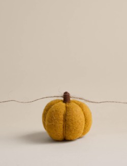 Podzimní plstěná dýňová sukně